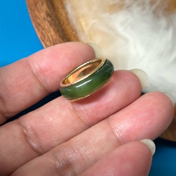 🖤Vtg Jade ring - Picture 9 of 11